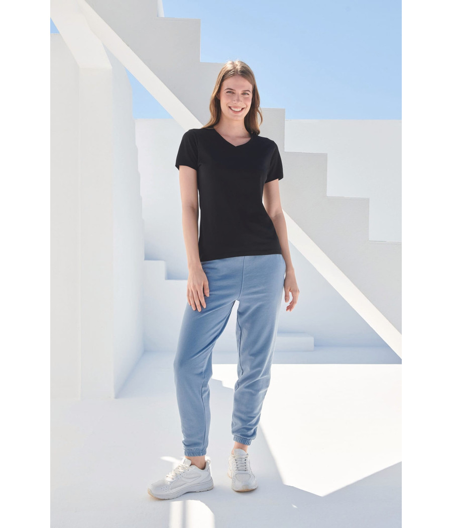 T-shirt femme col v Feel Good