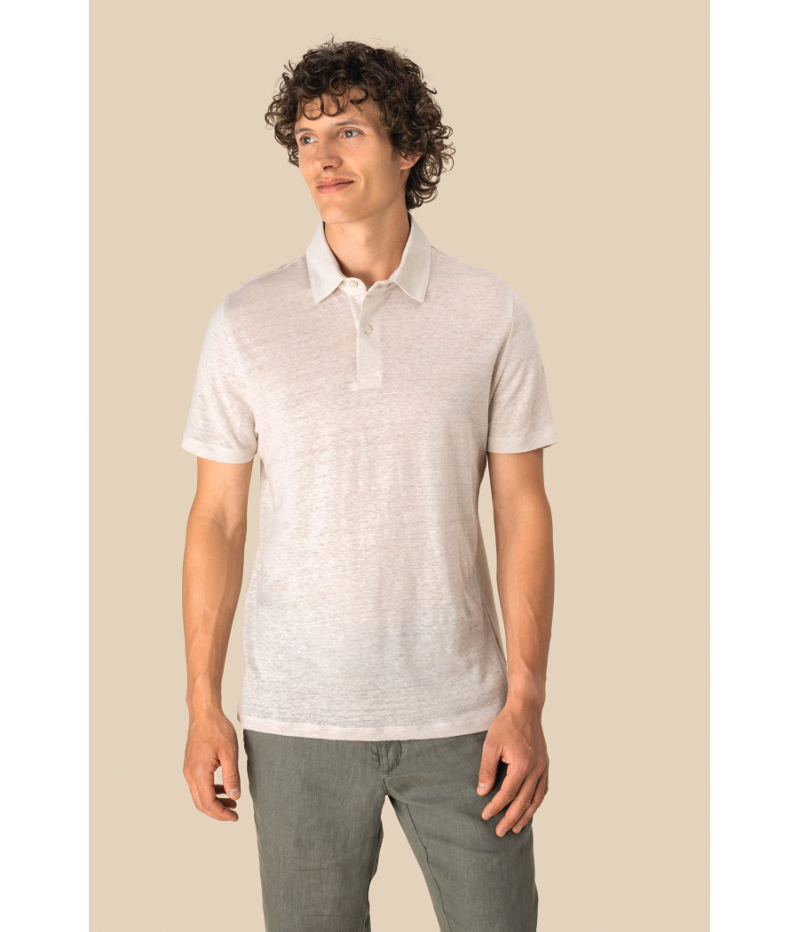Polo en lin homme