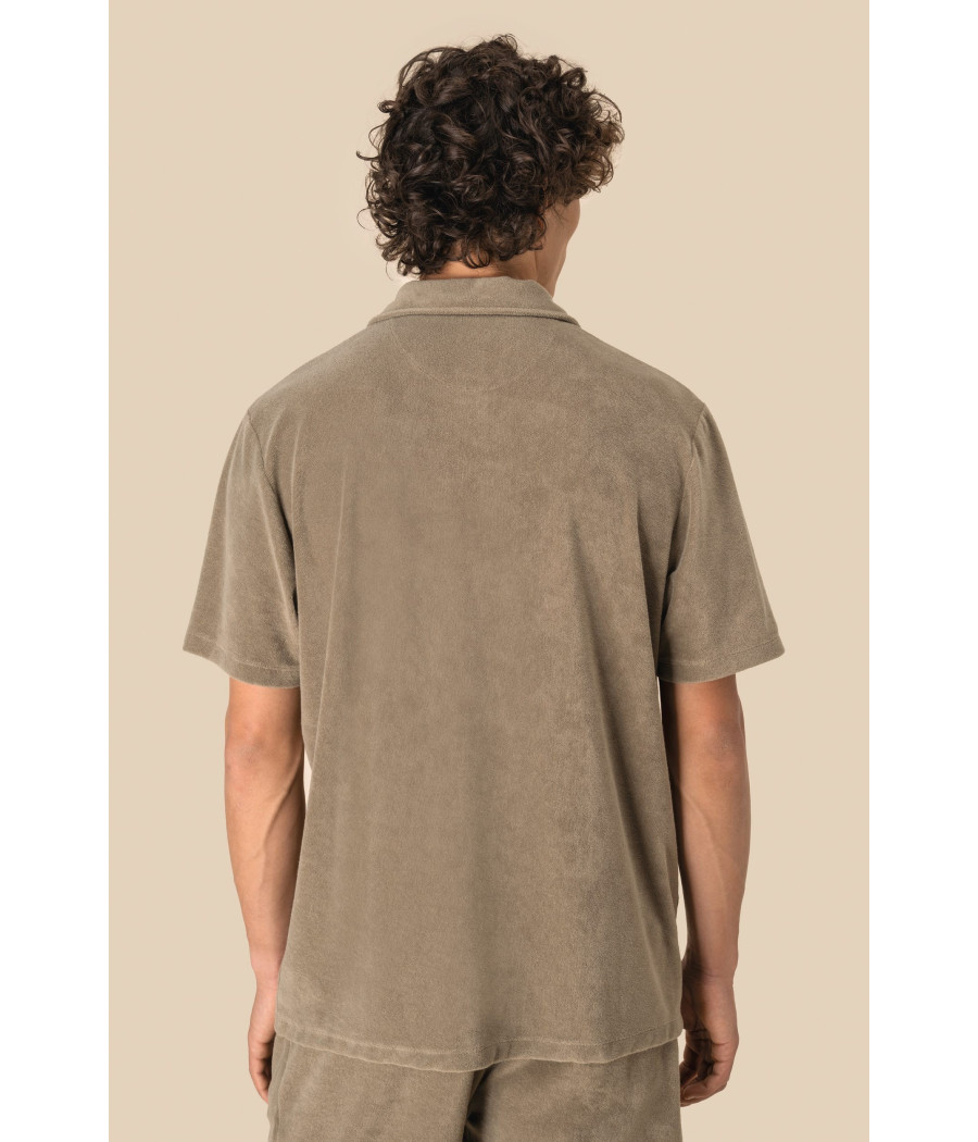 Polo écoresponsable en éponge homme