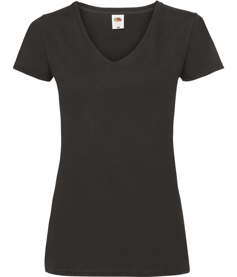 T-shirt femme col v Valueweight (61-398-0)