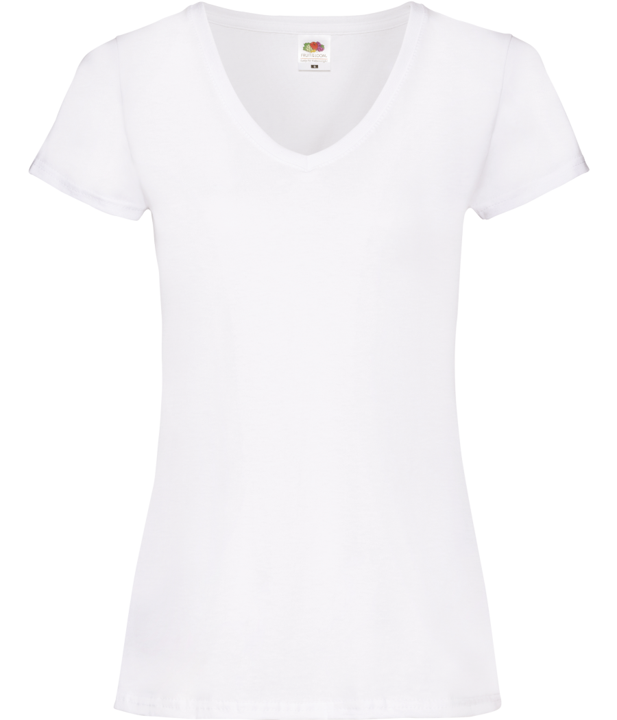T-shirt femme col v Valueweight (61-398-0)