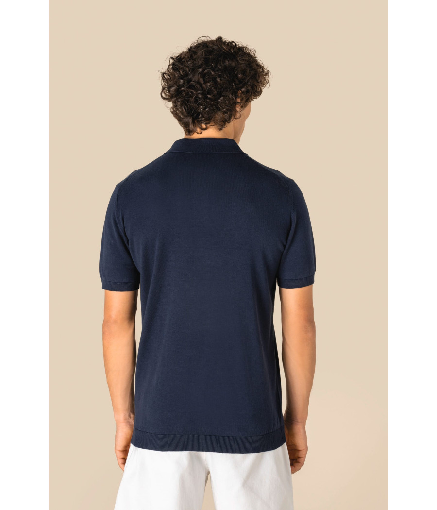 Polo écoresponsable en maille homme