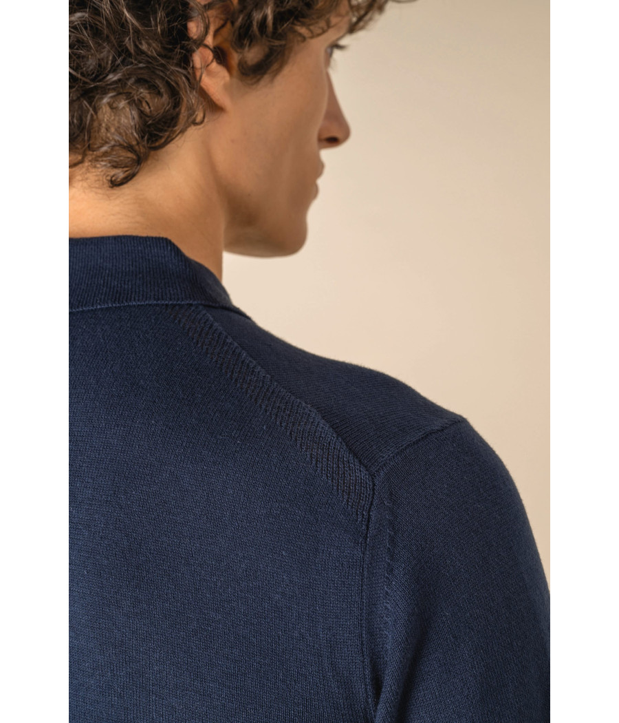 Polo écoresponsable en maille homme