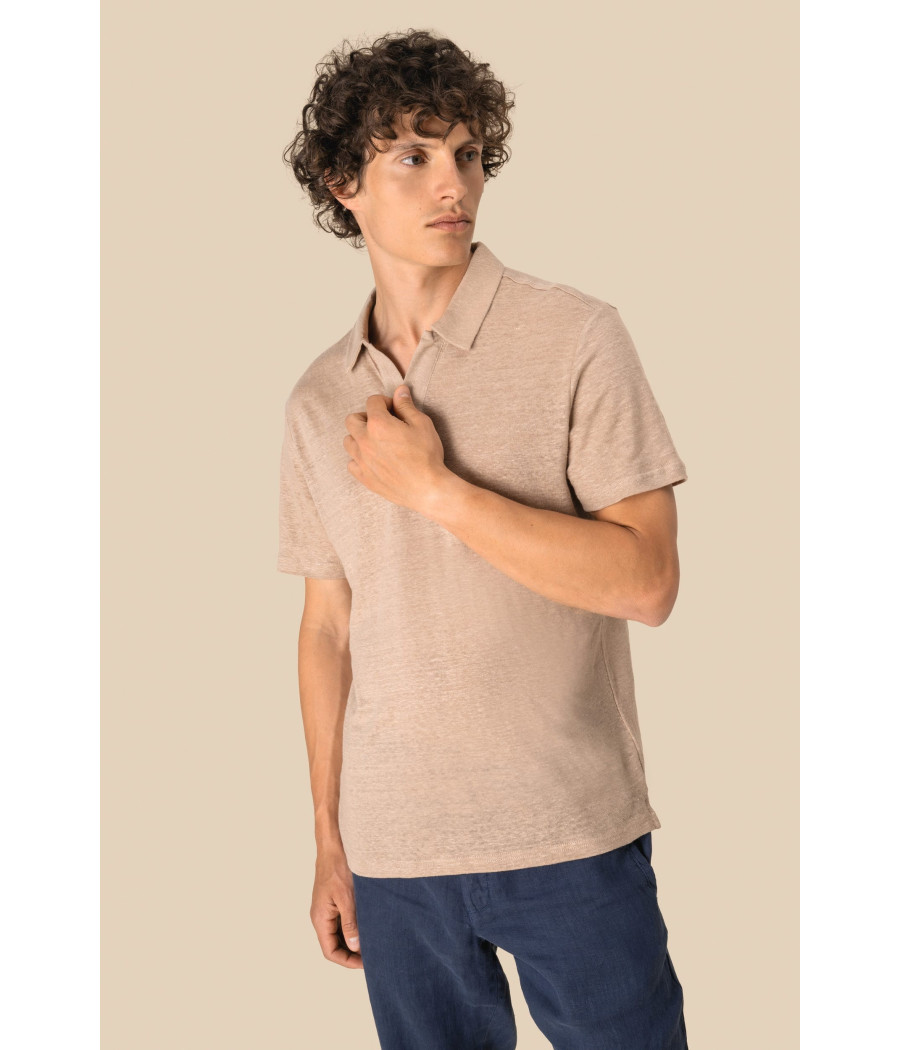 Polo en lin homme