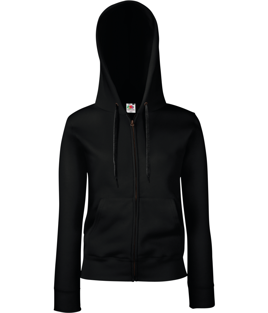 Sweat-shirt femme zippé capuche Premium (62-118-0)