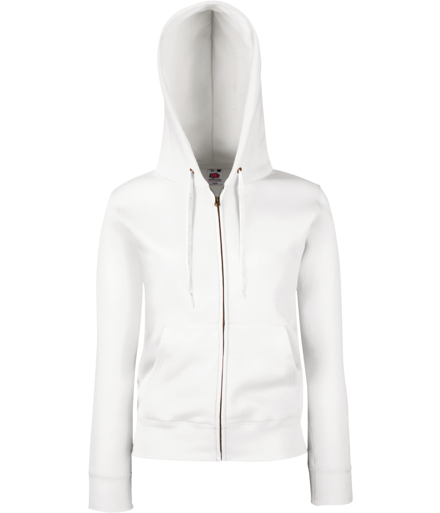Sweat-shirt femme zippé capuche Premium (62-118-0)