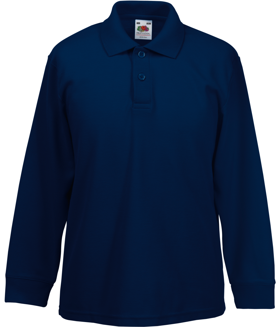 Polo enfant 65/35 manches longues