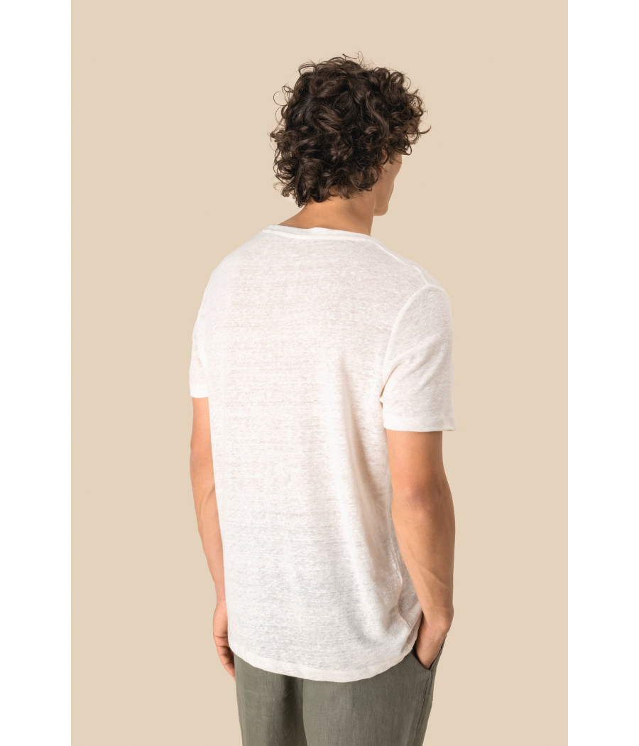 T-shirt en lin homme