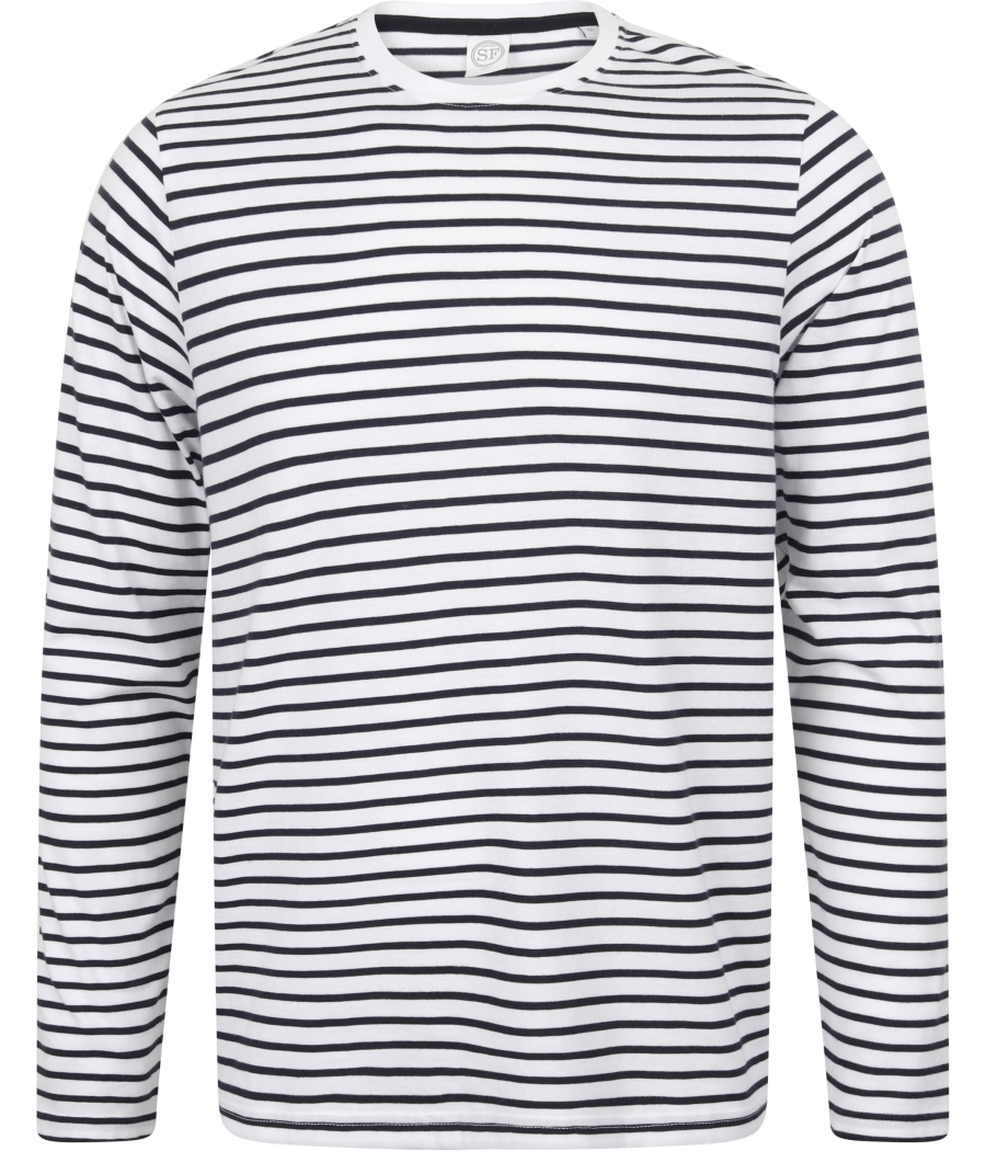 T-shirt rayé manches longues