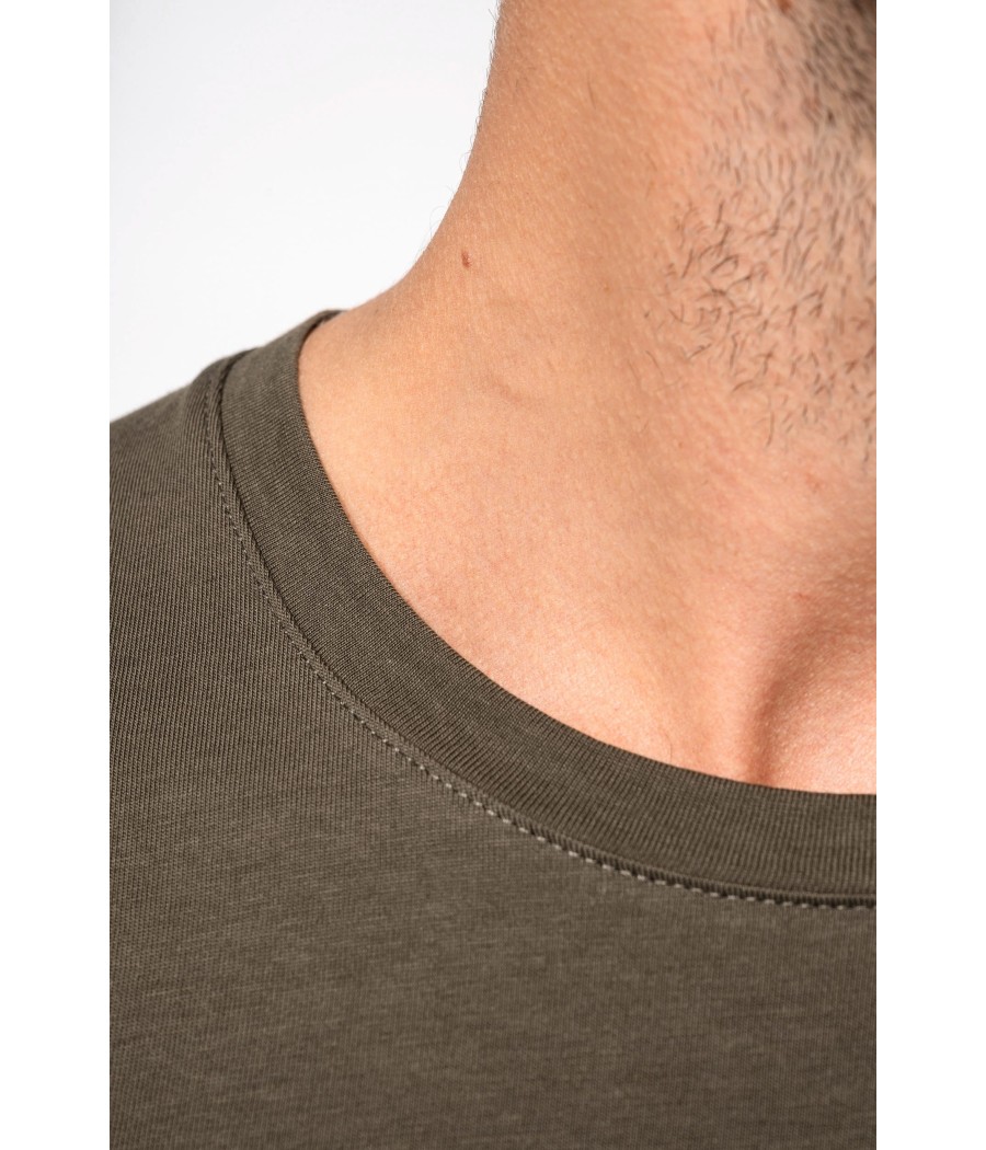 T-shirt col rond manches courtes homme