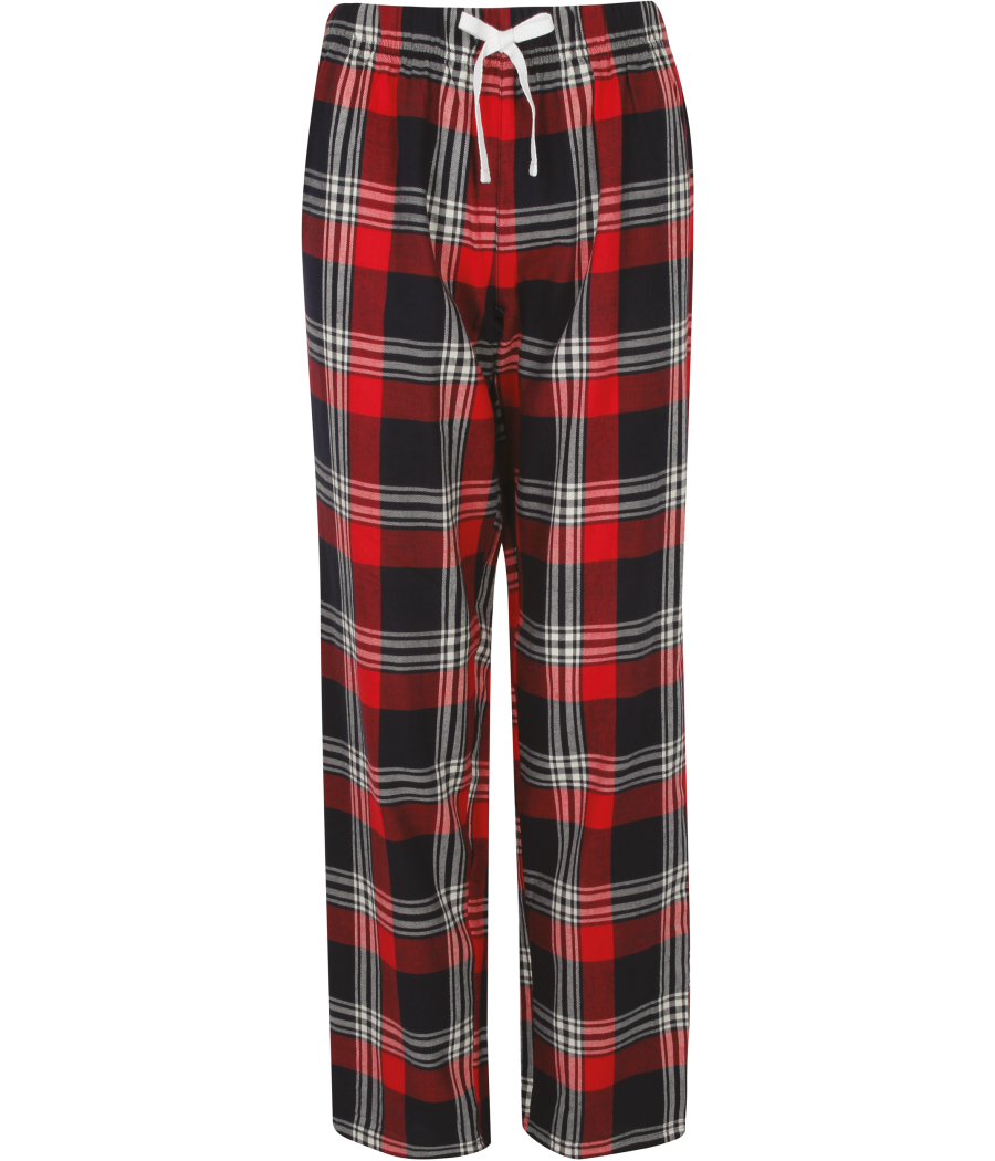 Pantalon femme à motif tartan