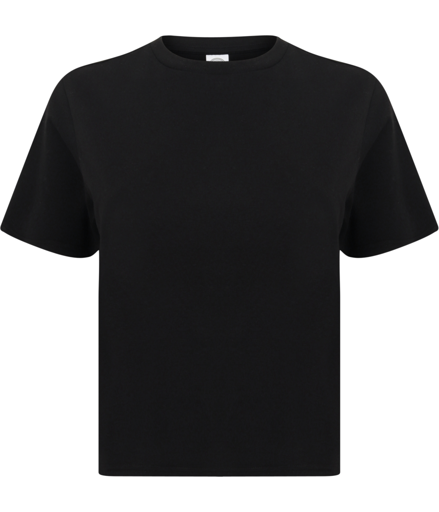 T-shirt court coupe carrée femme