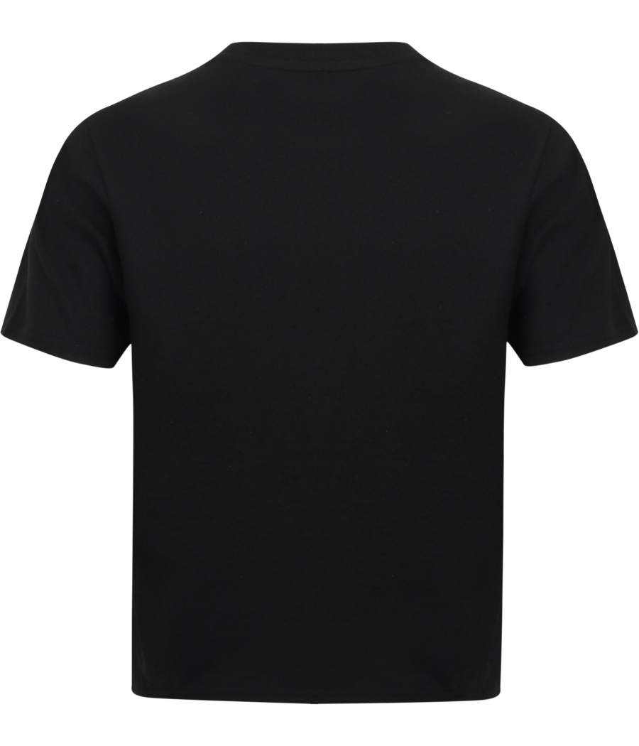 T-shirt court coupe carrée femme