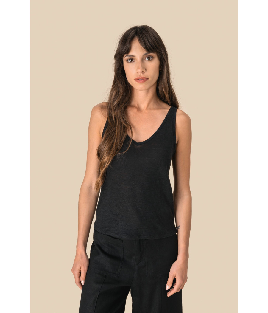 Débardeur en lin femme