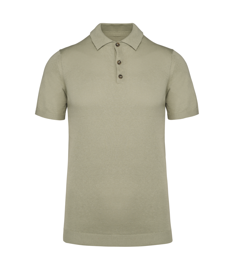 Polo écoresponsable en maille homme