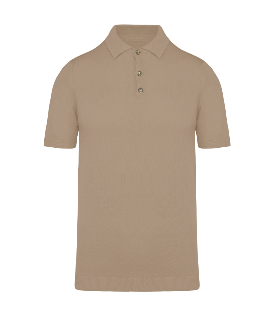 Polo écoresponsable en maille homme