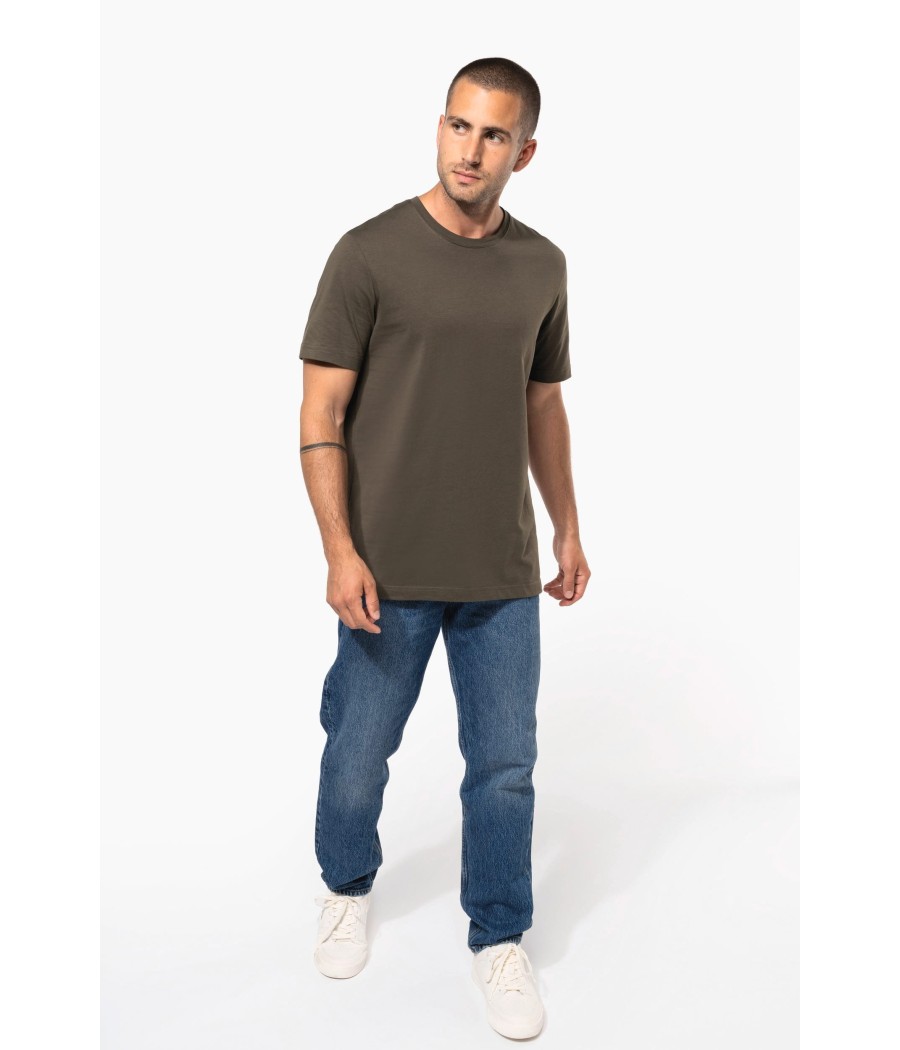 T-shirt col rond manches courtes homme