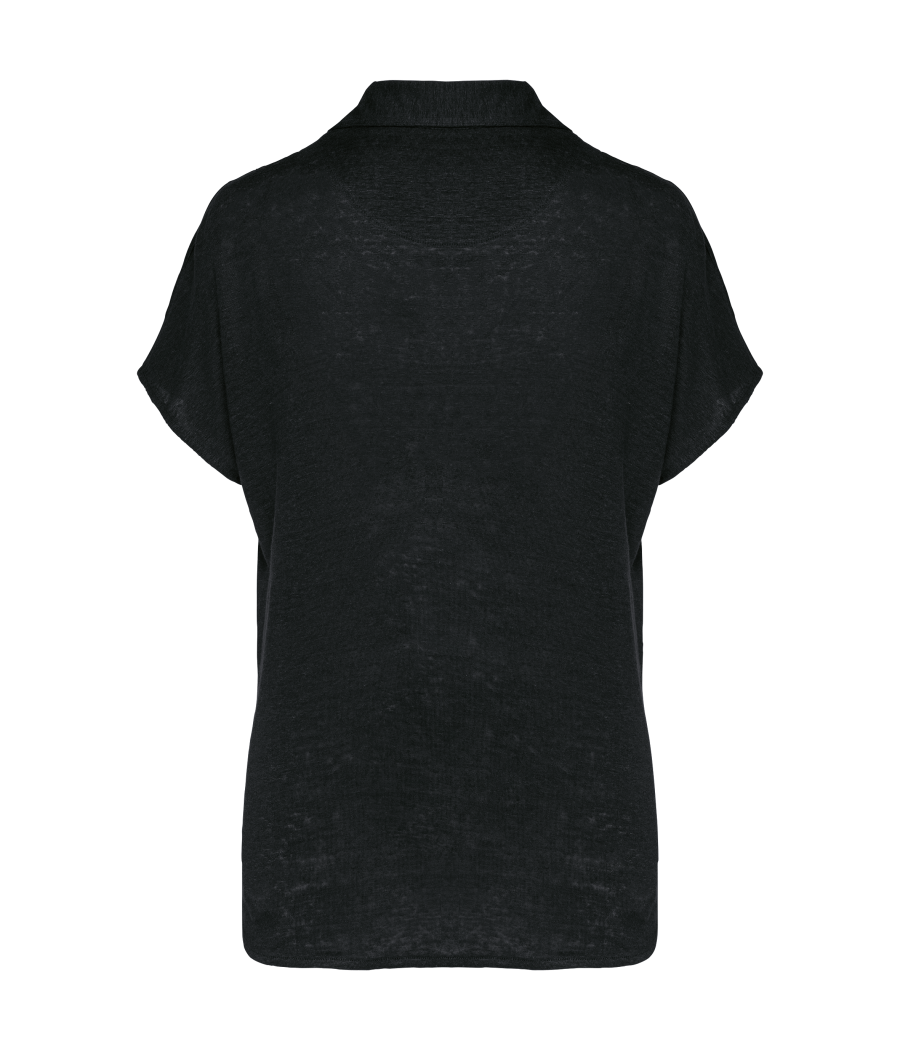Polo en lin femme