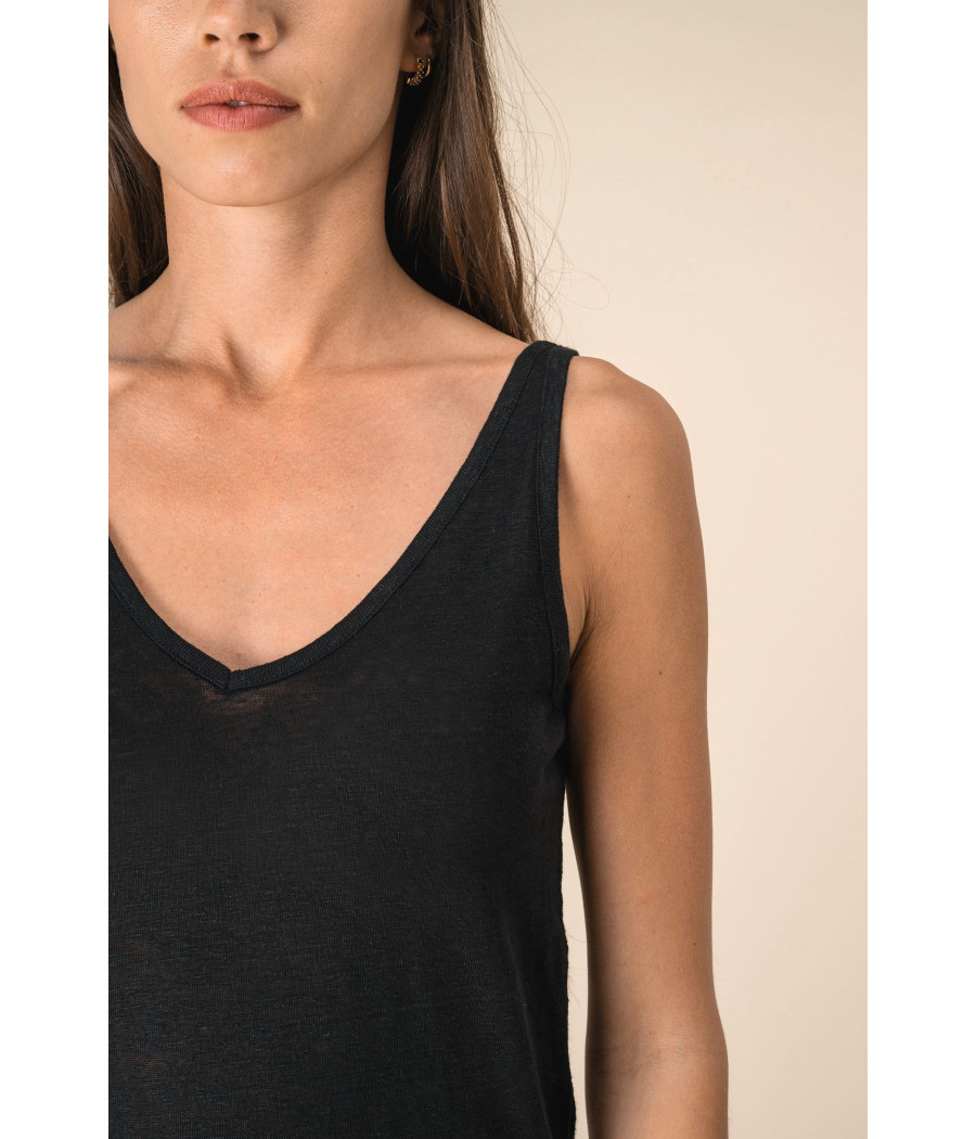 Débardeur en lin femme