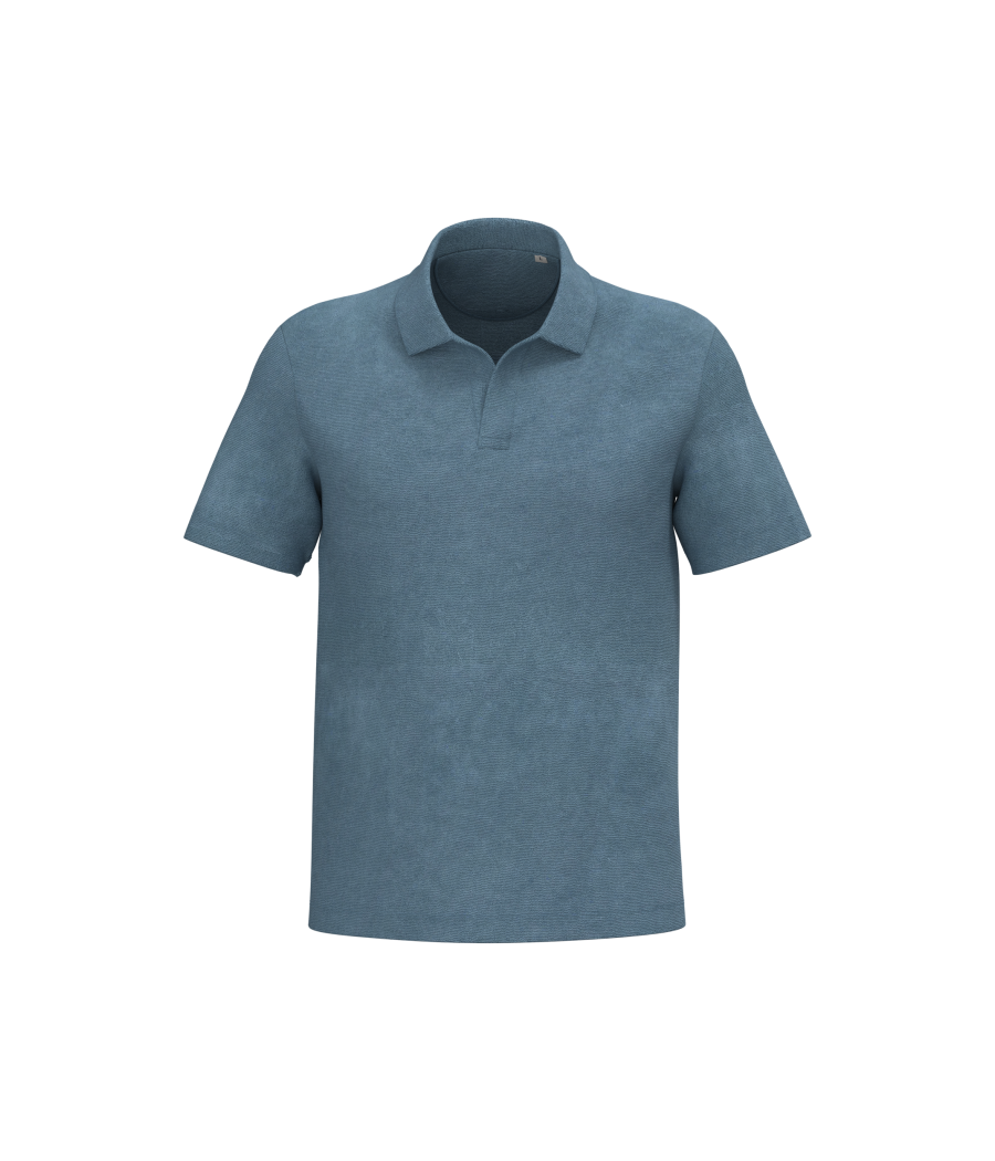 Polo écoresponsable en éponge homme
