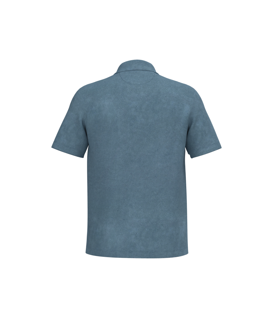 Polo écoresponsable en éponge homme