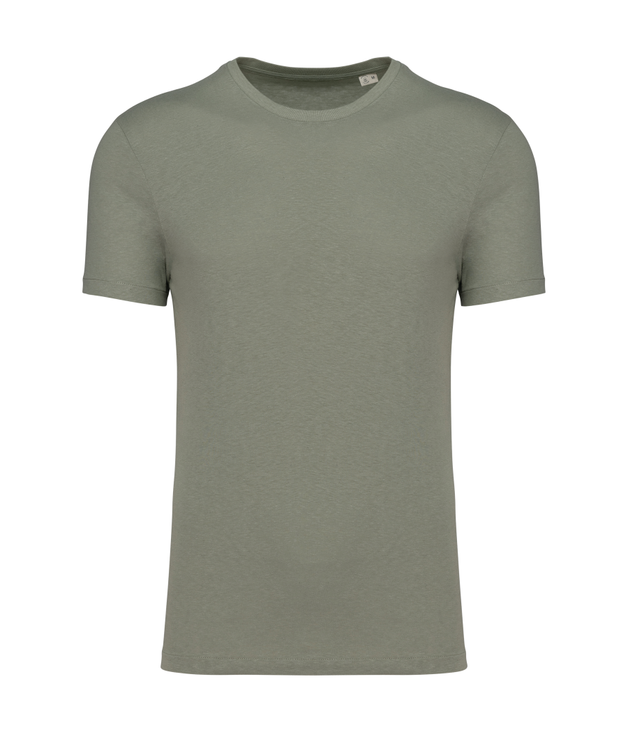 T-shirt écoresponsable en coton bio et lin unisexe
