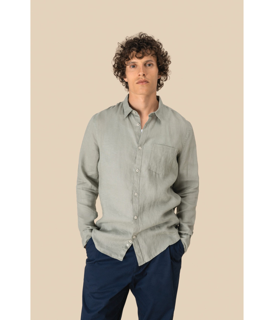 Chemise en lin homme