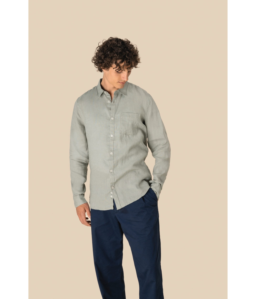 Chemise en lin homme