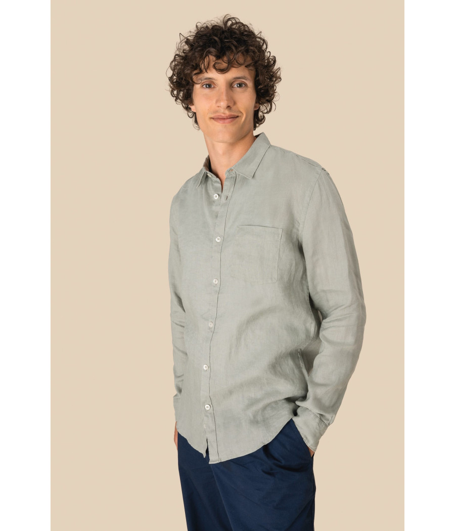 Chemise en lin homme
