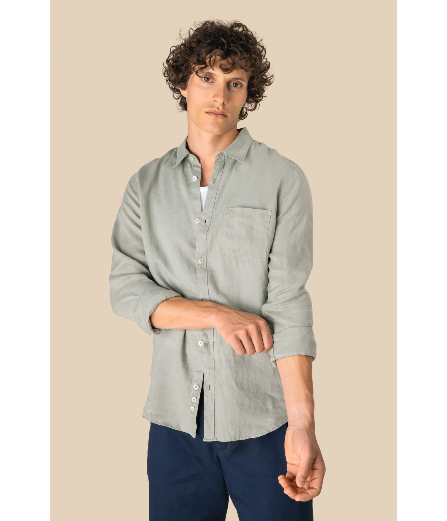 Chemise en lin homme