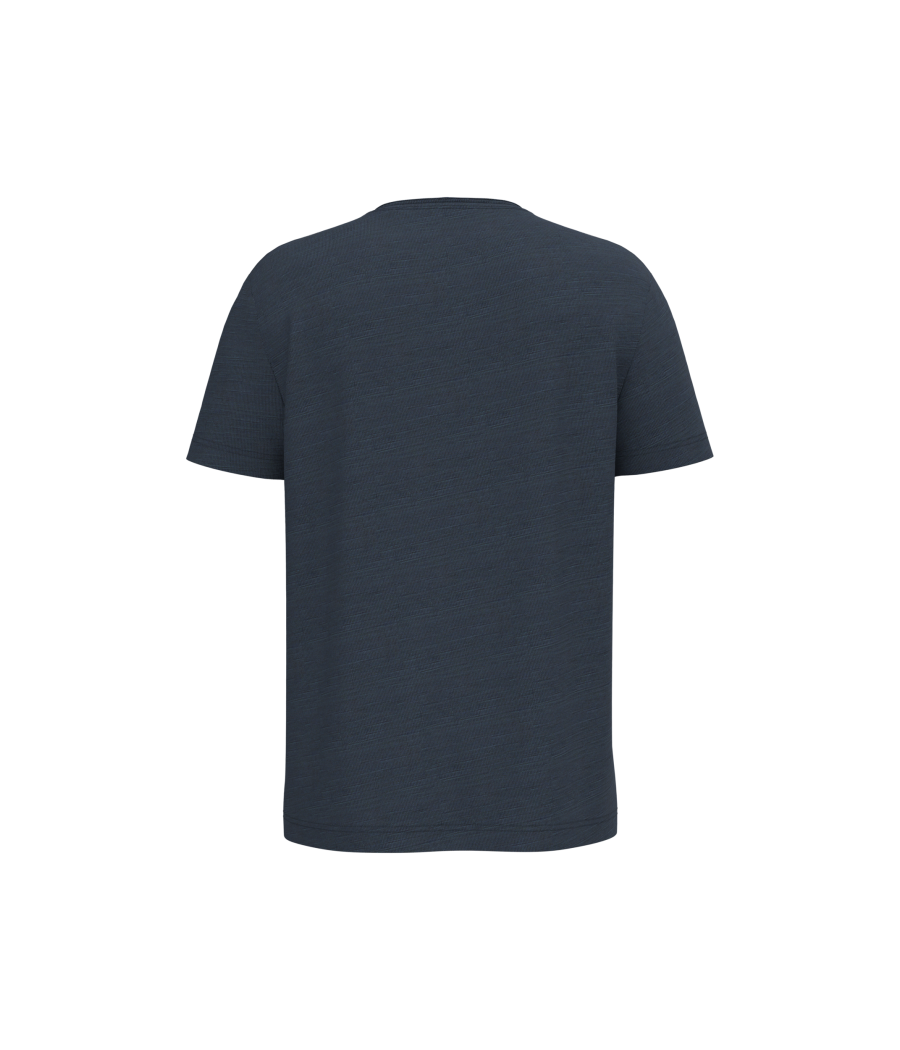 T-shirt écoresponsable col slub à épaules tombantes homme