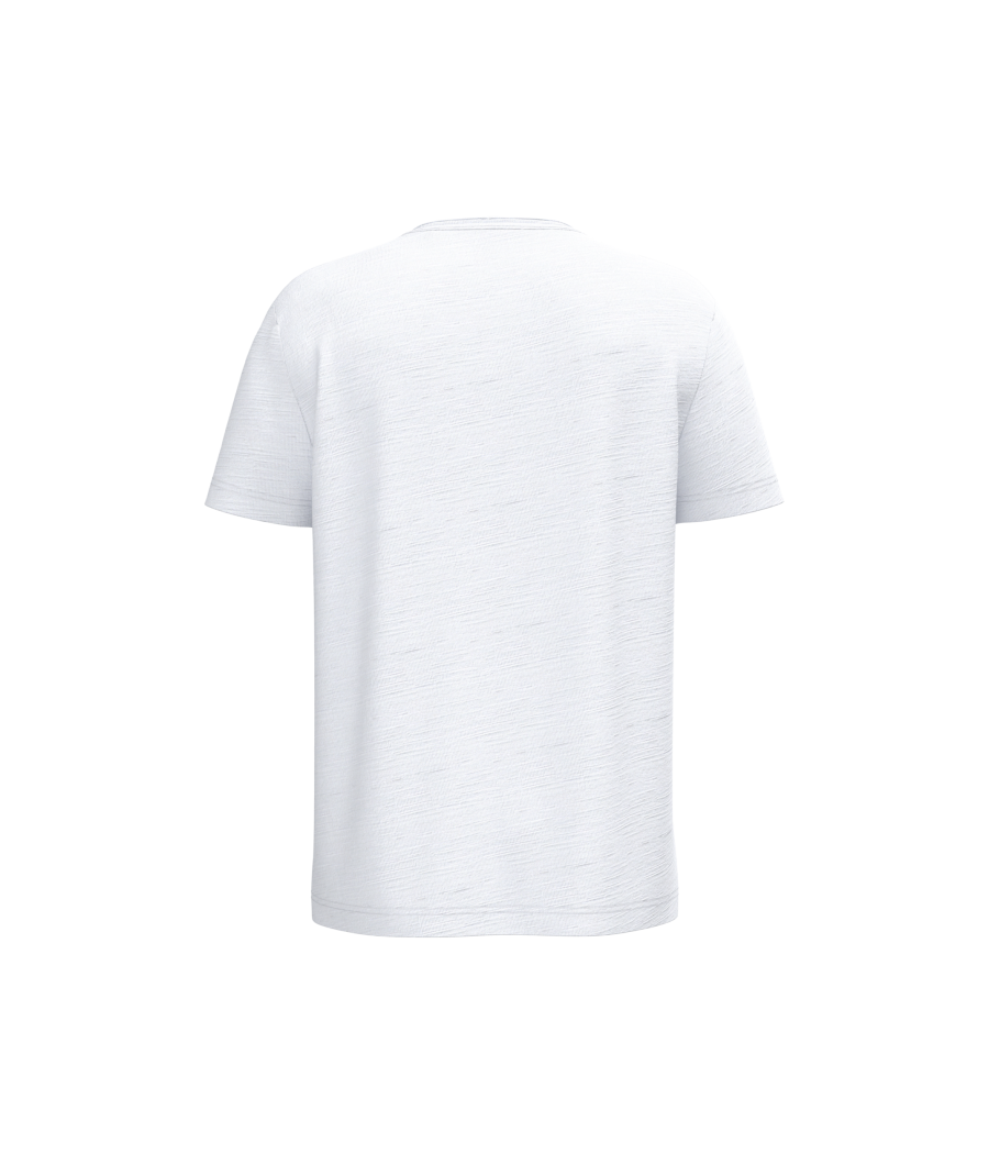 T-shirt écoresponsable col slub à épaules tombantes homme