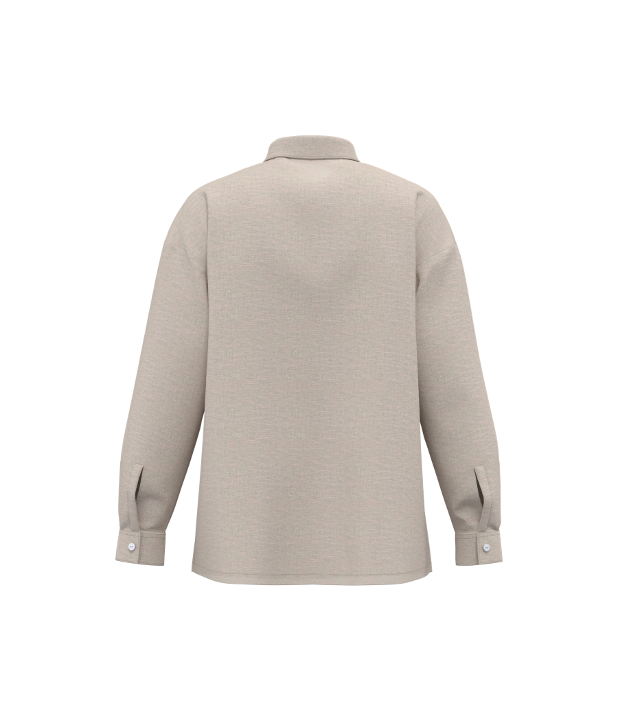 Chemise oversize en lin femme