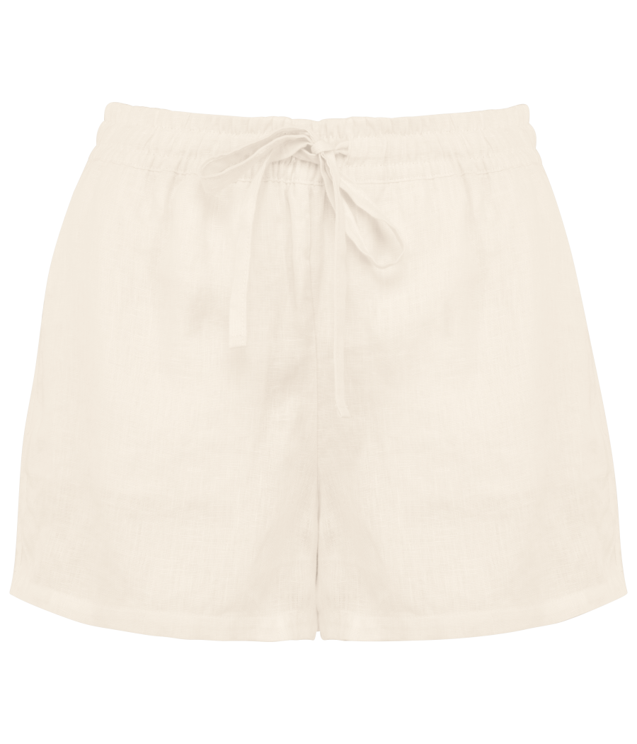 Short en lin femme
