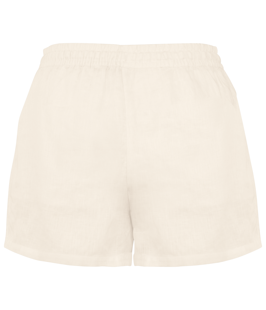 Short en lin femme