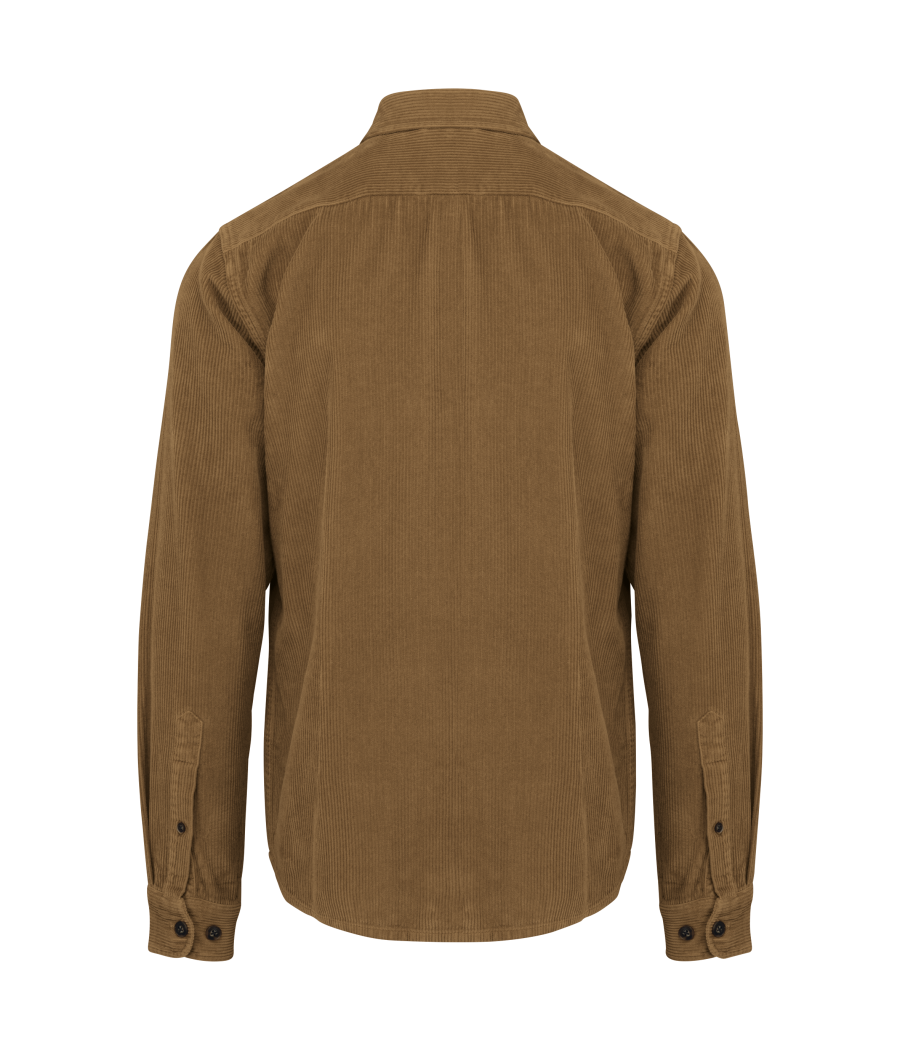 Surchemise écoresponsable délavée en velours côtelé homme