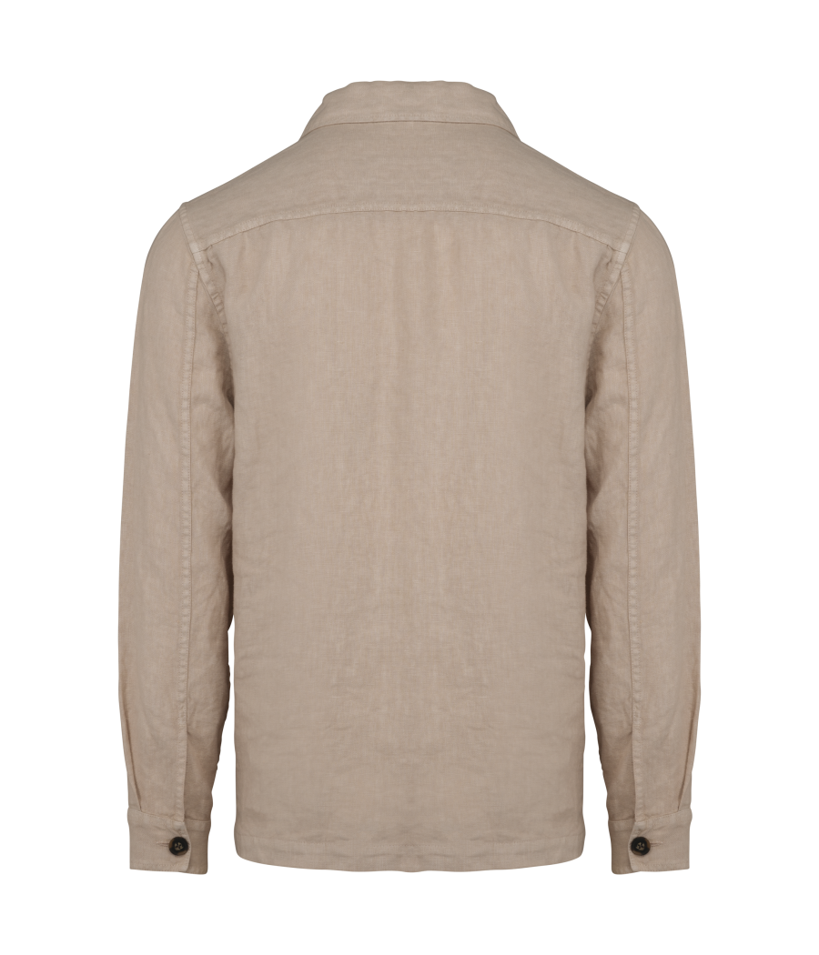 Surchemise délavée en lin homme