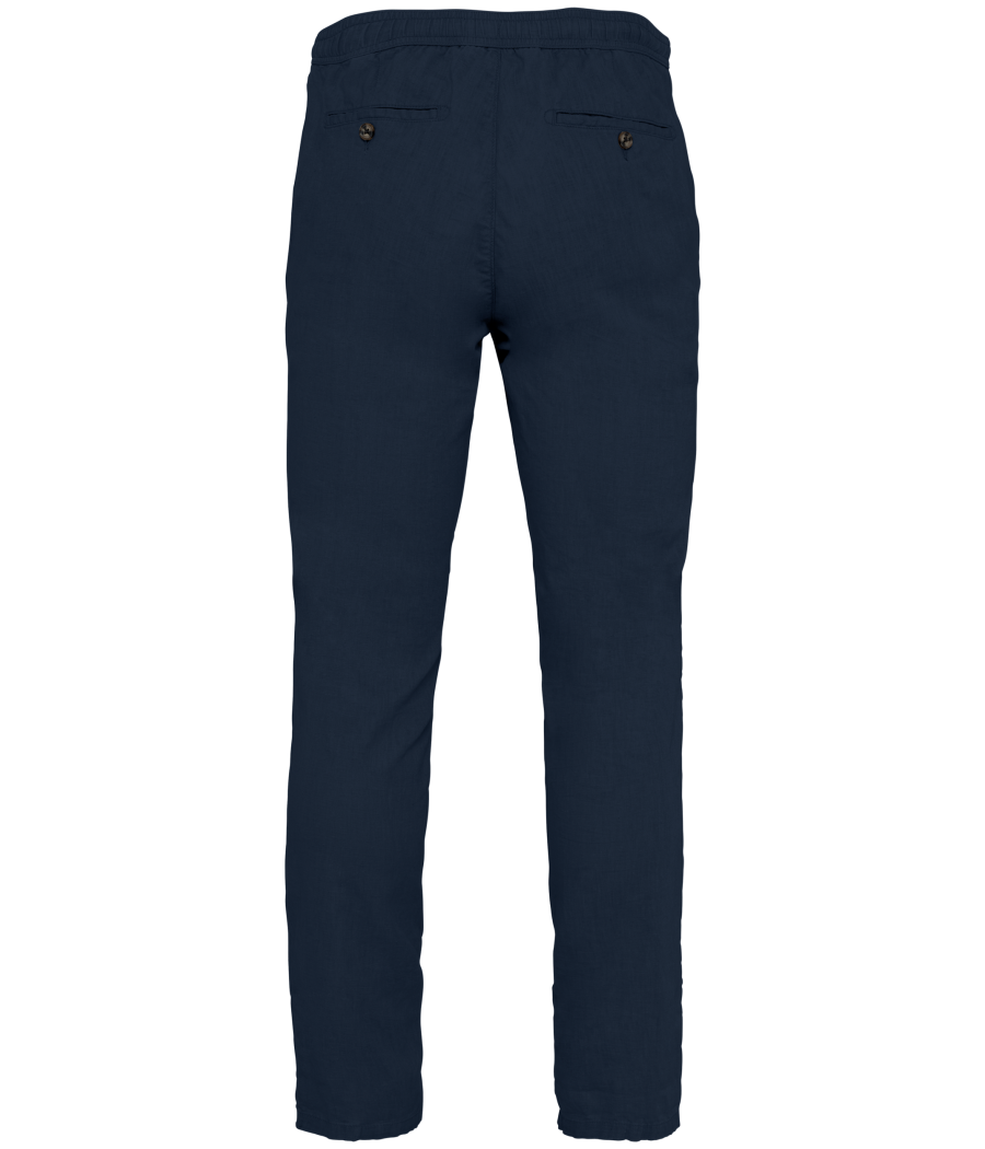 Pantalon écoresponsable en lin et coton bio homme