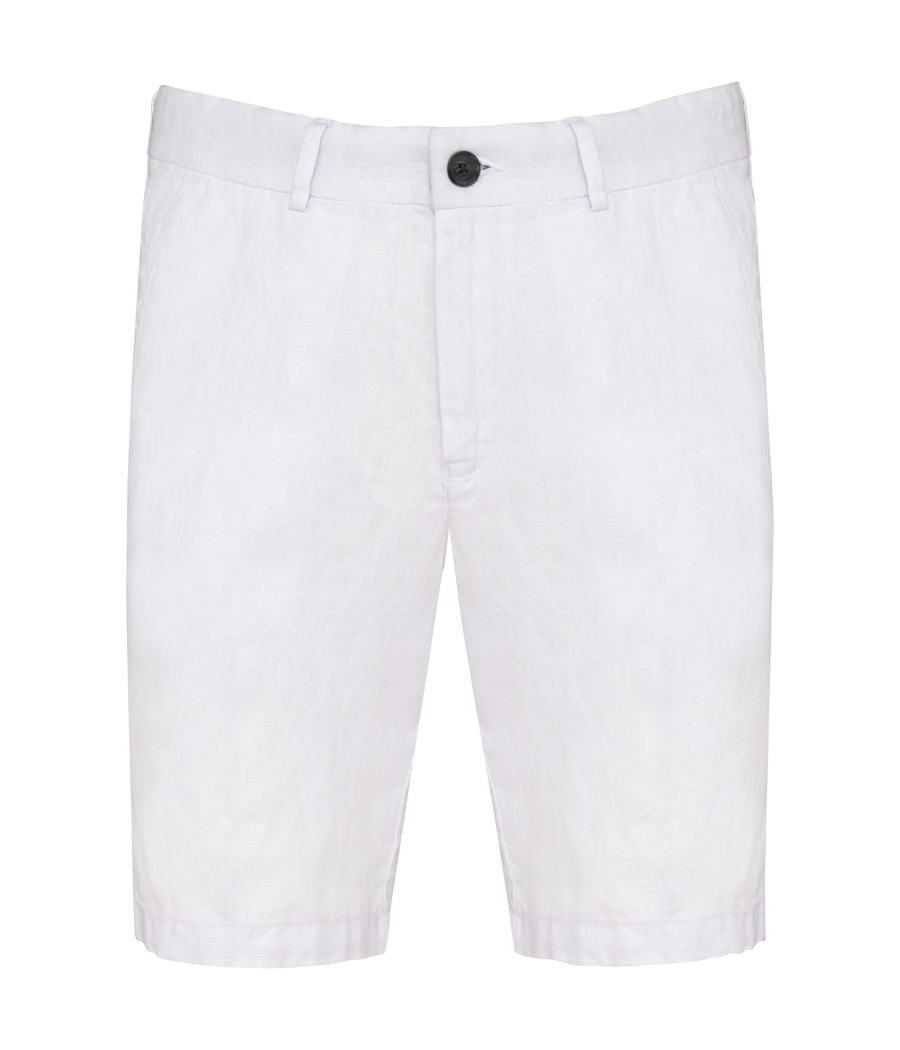 Bermuda en lin homme