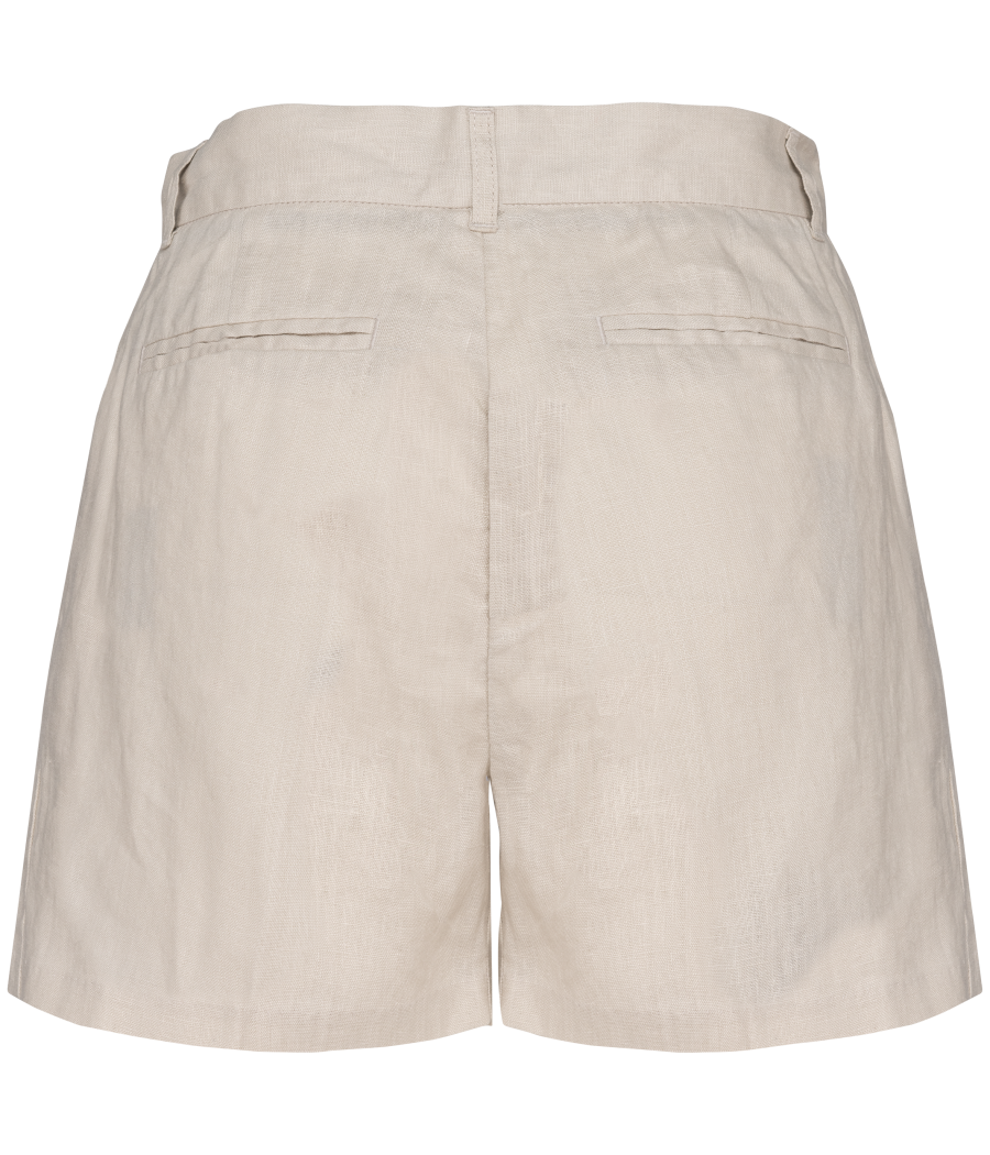 Short en lin femme