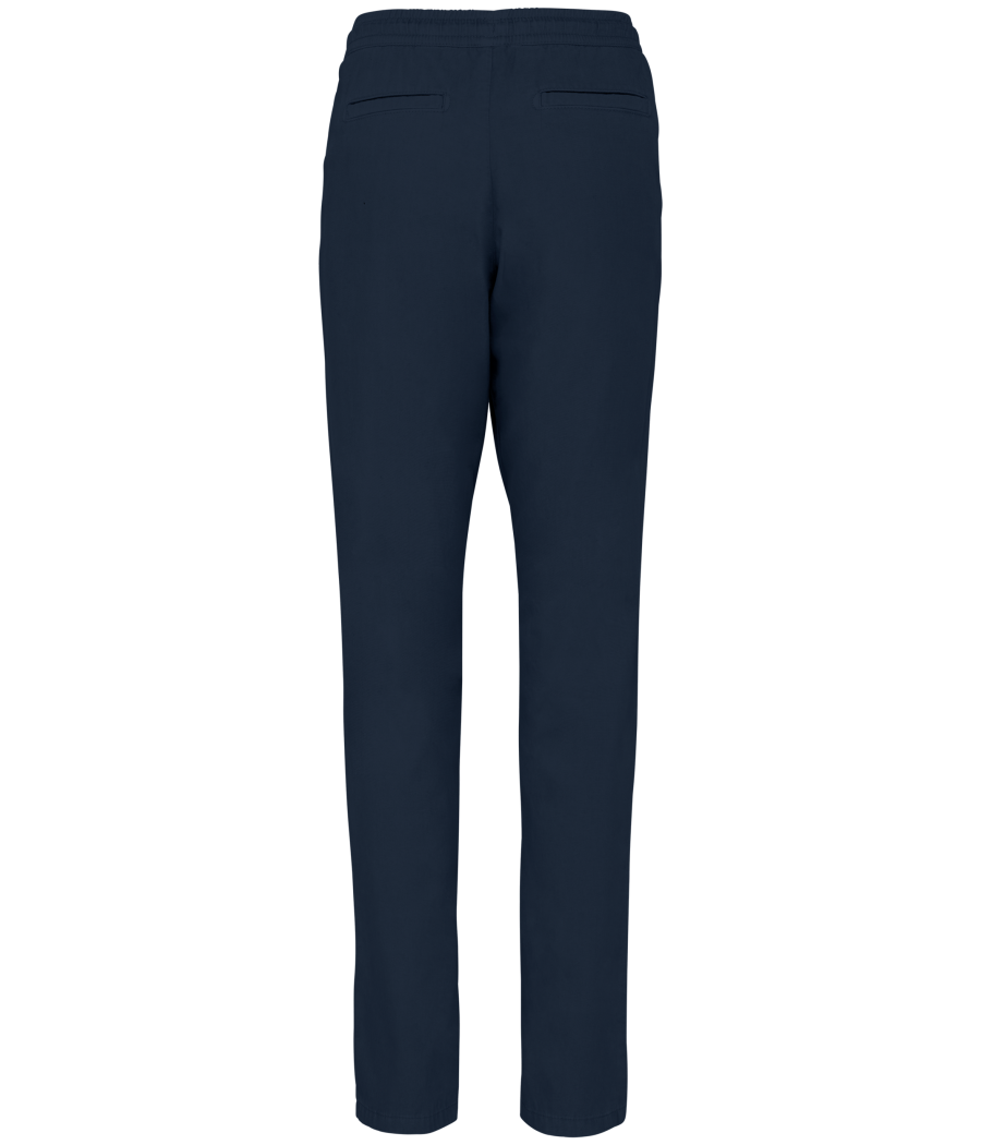 Pantalon écoresponsable délavé en lyocell femme