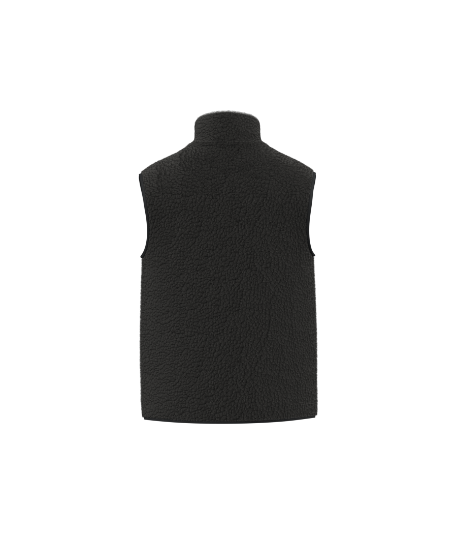 Veste sans manches en sherpa homme