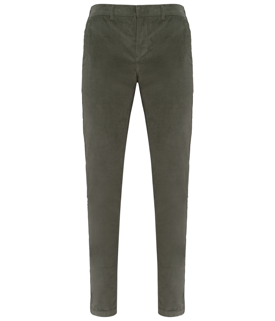 Pantalon écoresponsable en velours côtelé homme