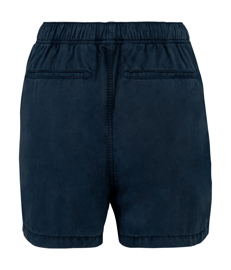 Short écoresponsable délavé en lyocell femme