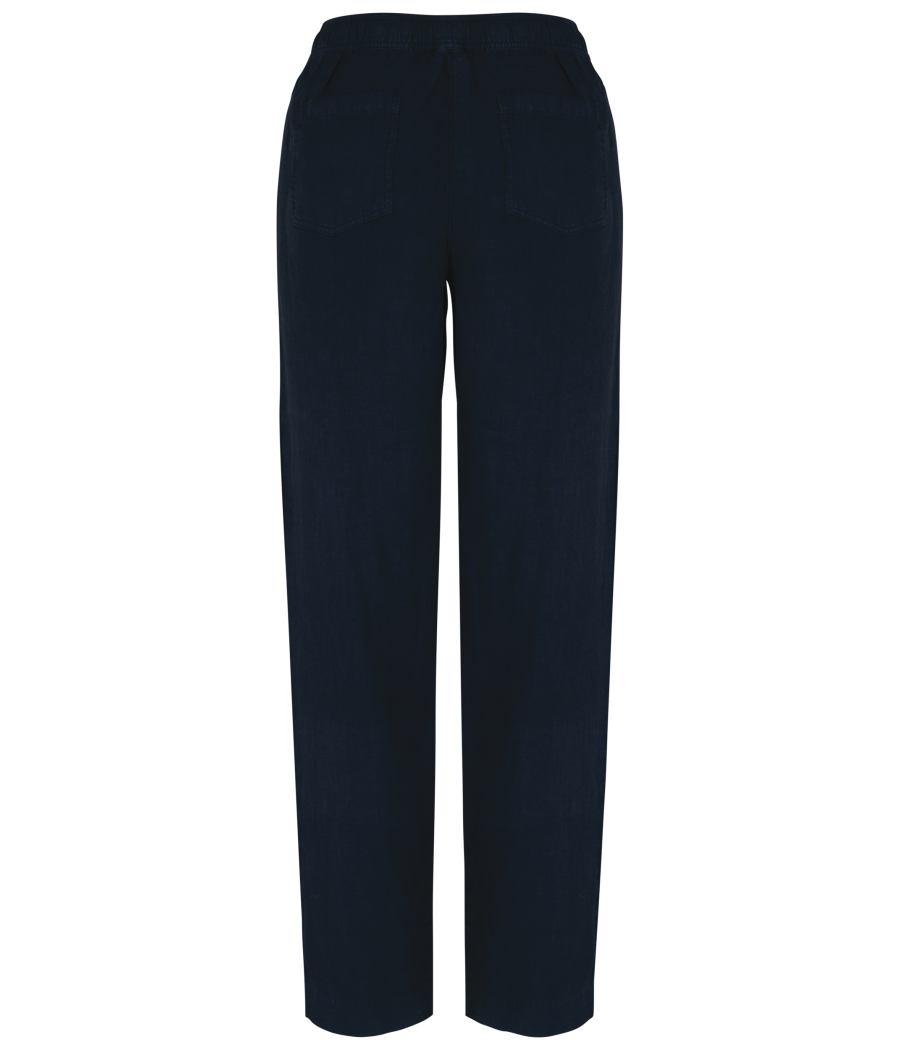 Pantalon délavé en lin femme