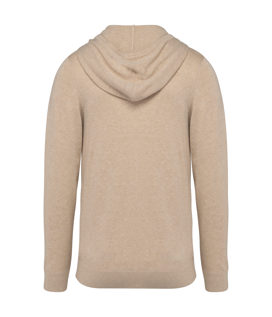 Pull écoresponsable à capuche en lyocell homme