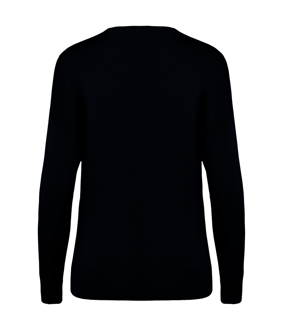 Pull écoresponsable col V en lyocell femme