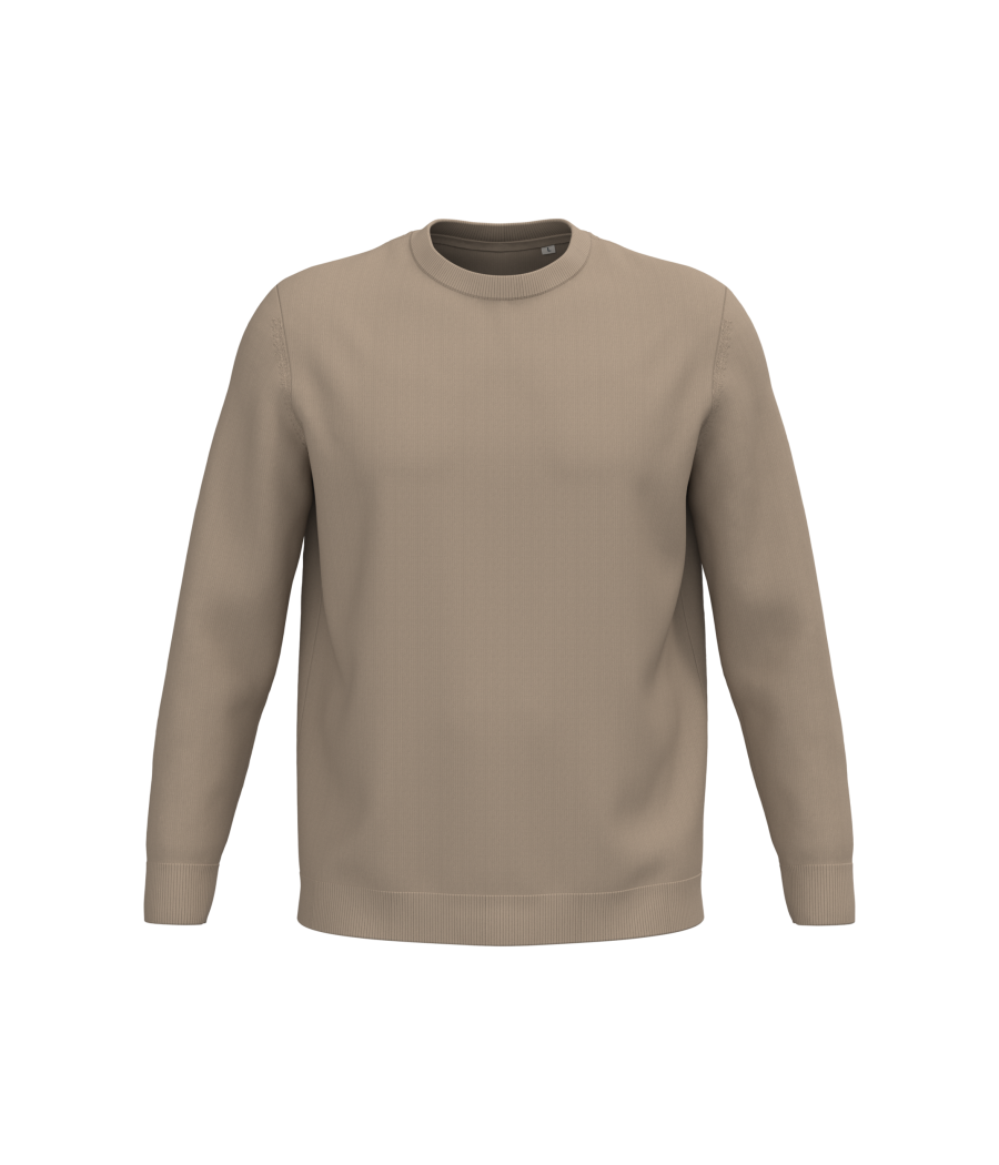 Pull écoresponsable à col rond homme