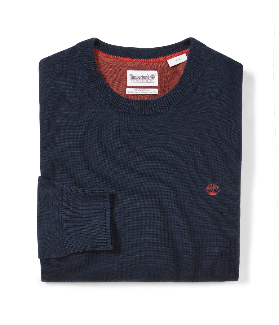 Pull coton bio col rond williams river