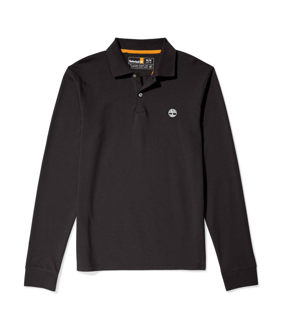 Polo LS piqué slim